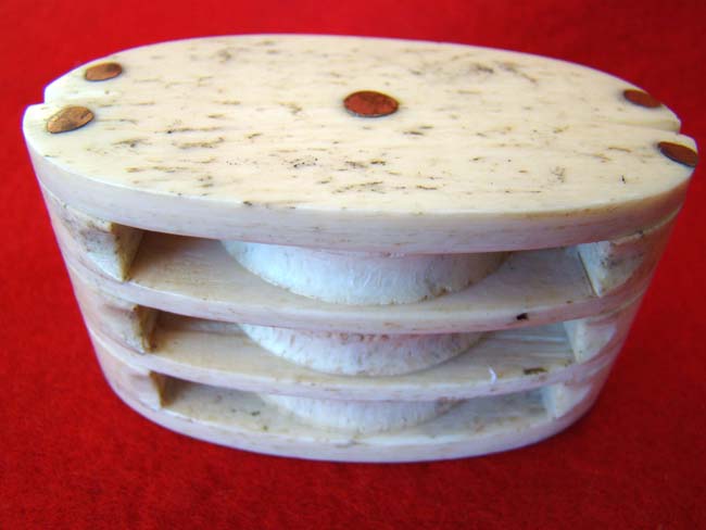 A sailor-made 19th century Whalebone triple block